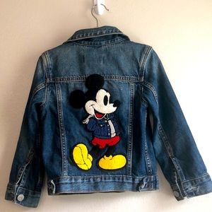Baby Gap Disney embroidered blue Jean jacket.